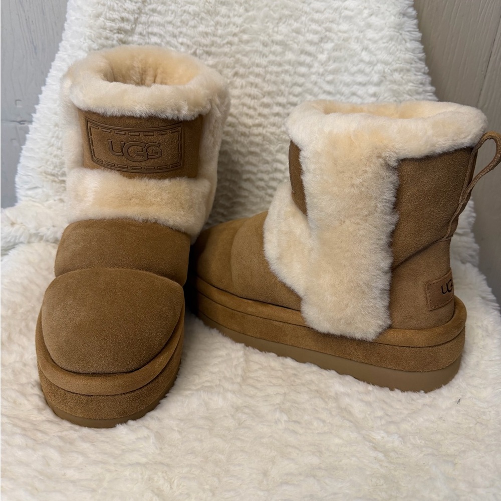 UGG Classic Chillapeak Genuine Shearling Trimmed Boot (Women)